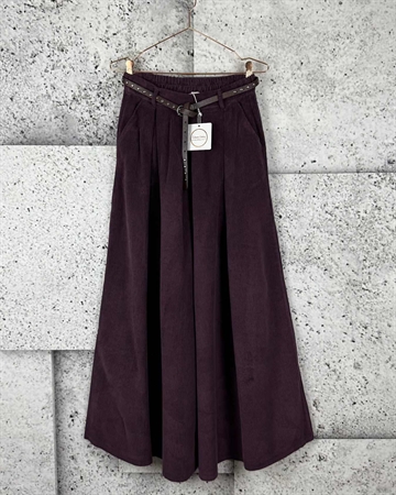 Cabana Living Friga Fløjls Buksenederdel 824687.345 Burgundy 